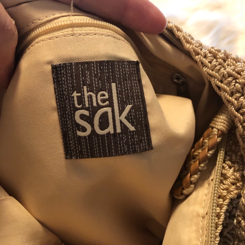 The Sak cream beige crochet crossbody handbag - Picture 6 of 14